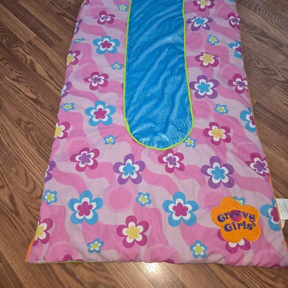 Vintage Groovy Girls Child Size Sleeping Bag - Picture 4 of 11